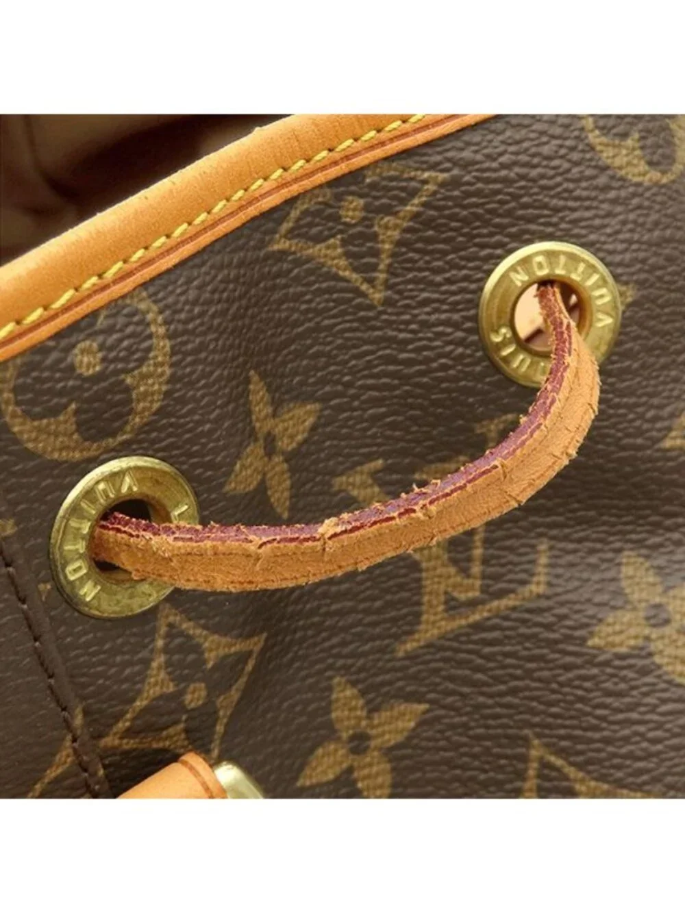 Louis Vuitton Backpack Sac de Bosfort Monogram Canvas Gold